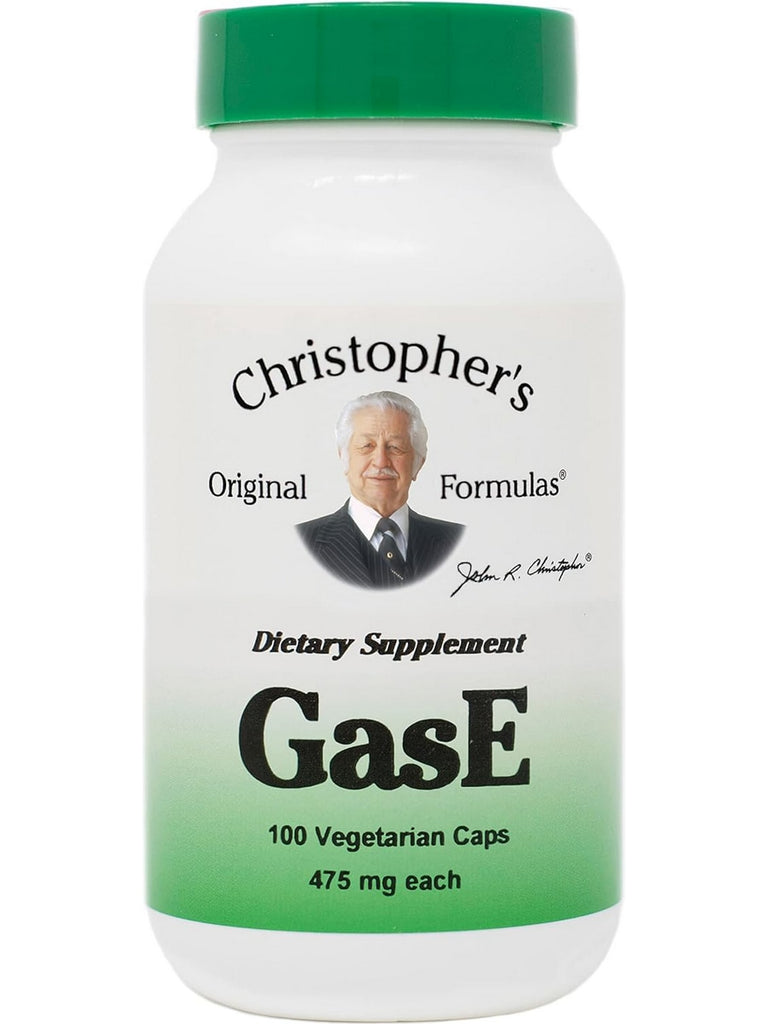 Christopher's Original Formulas, GasE, 100 Vegetarian Caps