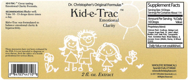 Christopher's Original Formulas, Kid-e-Trac, 2 fl oz