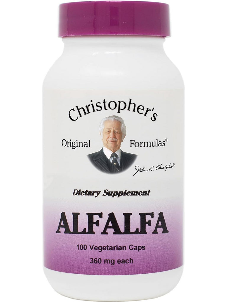 Christopher's Original Formulas, Alfalfa, 100 Vegetarian Caps