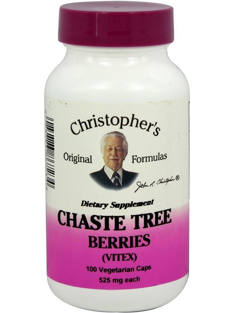 Christopher's Original Formulas, Chaste Tree Berries, 100 Vegetarian Caps