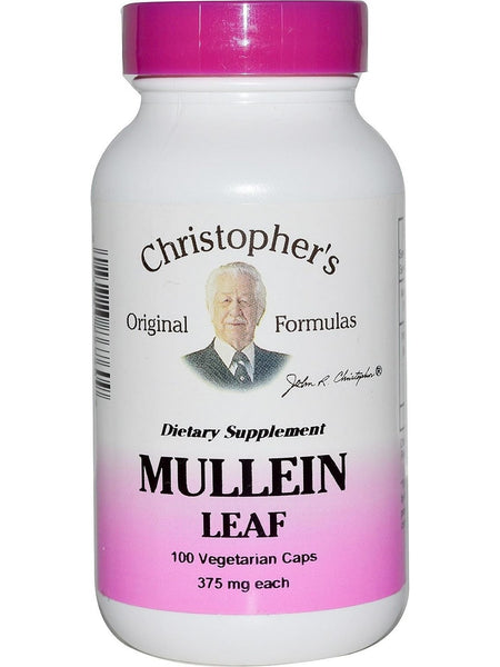 Christopher's Original Formulas, Mullein Leaf, 100 Vegetarian Caps