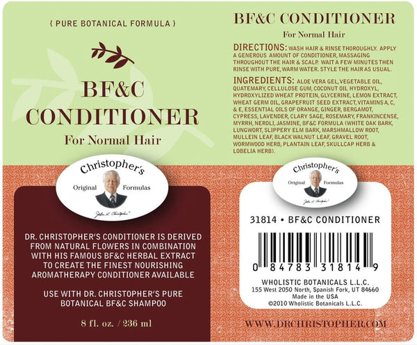 Christopher's Original Formulas, BF&C Conditioner, 8 fl oz