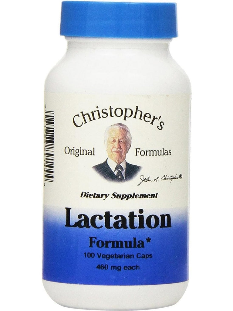 Christopher's Original Formulas, Lactation Formula, 100 Vegetarian Caps