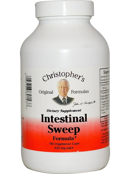 Christopher's Original Formulas, Intestinal Sweep, 180 Vegetarian Caps