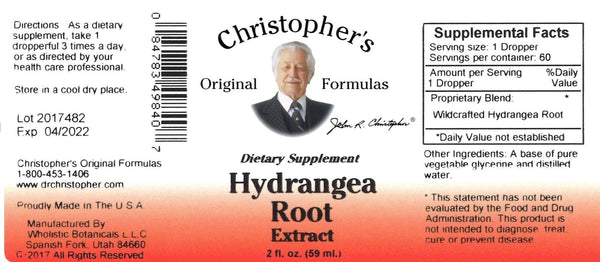 Christopher's Original Formulas, Hydrangea Root Extract, 2 fl oz