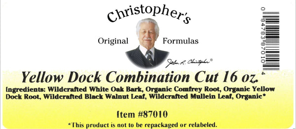 Christopher's Original Formulas, Yellow Dock Combination Cut, 16 oz