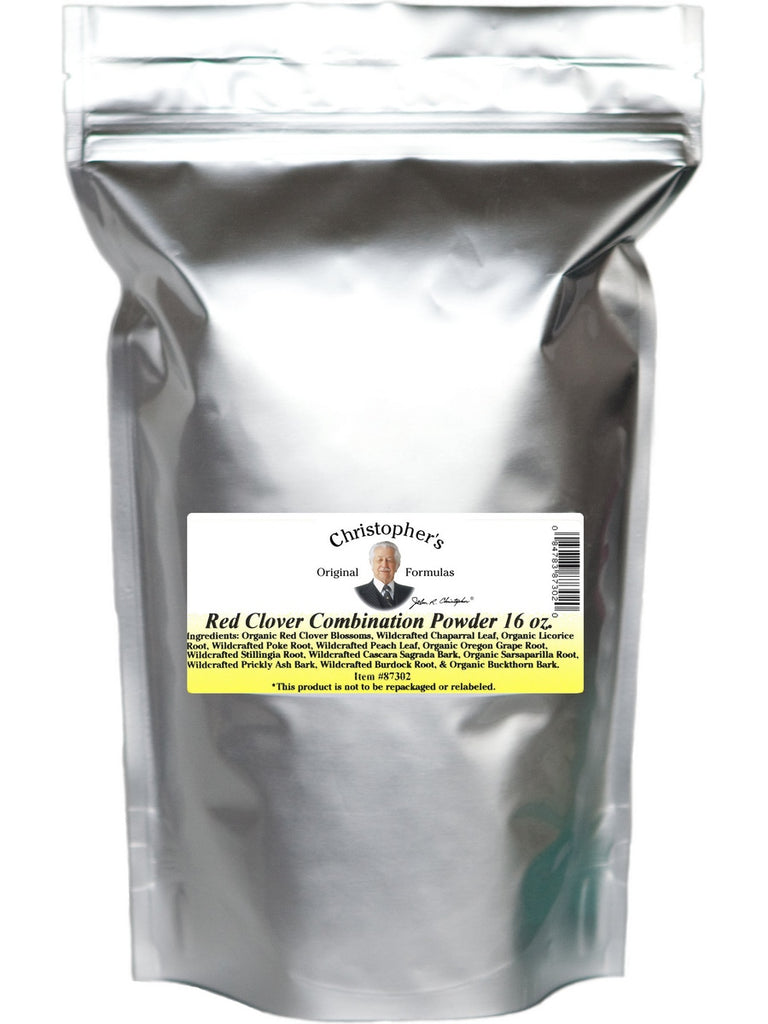 Christopher's Original Formulas, Red Clover Combination Powder, 16 oz