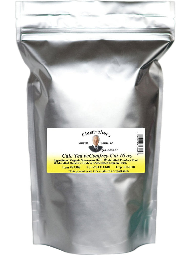 Christopher's Original Formulas, Calc Tea Powder with Comfrey, 16 oz