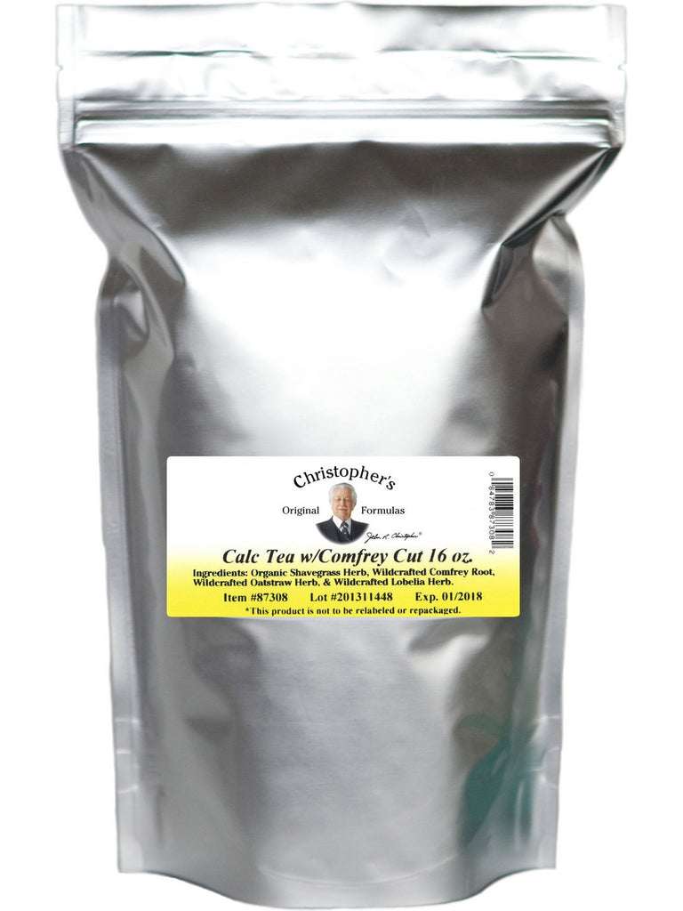 Christopher's Original Formulas, Calc Tea with Comfrey Cut, 16 oz