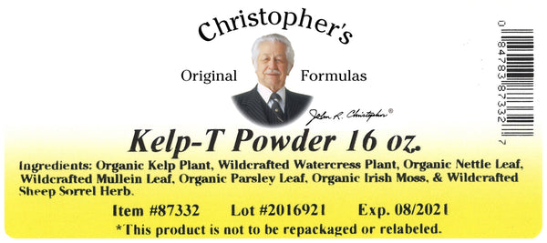 Christopher's Original Formulas, Kelp-T Powder, 16 oz