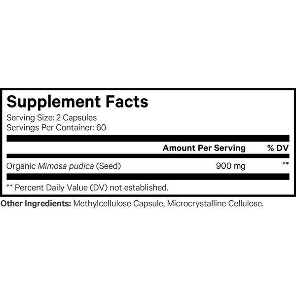 Codeage, Amen Mimosa Pudica Seed, 120 Vegetable Capsules