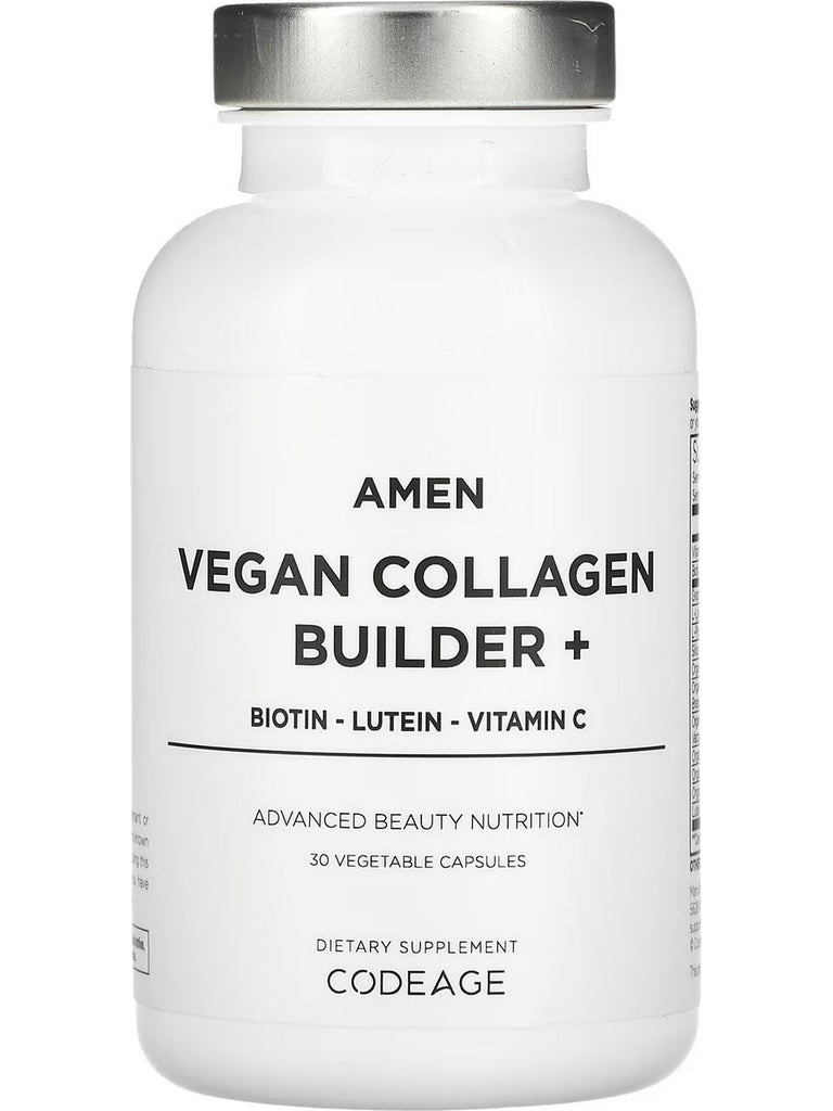 Codeage, Amen Vegan Collagen Builder +, 30 Vegetable Capsules
