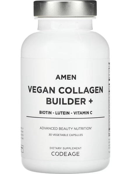 Codeage, Amen Vegan Collagen Builder +, 30 Vegetable Capsules