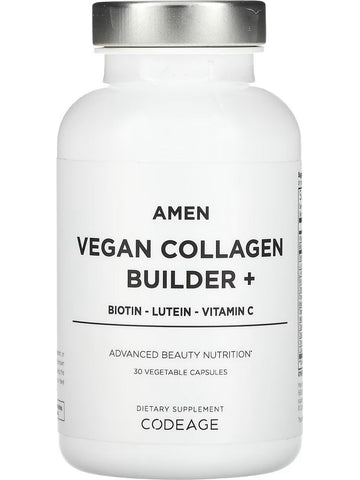 Codeage, Amen Vegan Collagen Builder +, 30 Vegetable Capsules