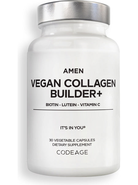 Codeage, Amen Vegan Collagen Builder +, 30 Vegetable Capsules