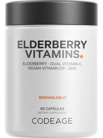 Codeage, Elderberry Vitamins, 90 Capsules