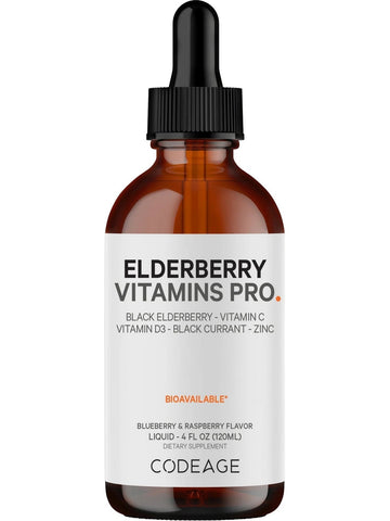 Codeage, Elderberry Vitamins Pro Syrup, 4 fl oz