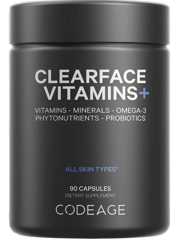 Codeage, Clearface Vitamins+, Black Edition, 90 Capsules