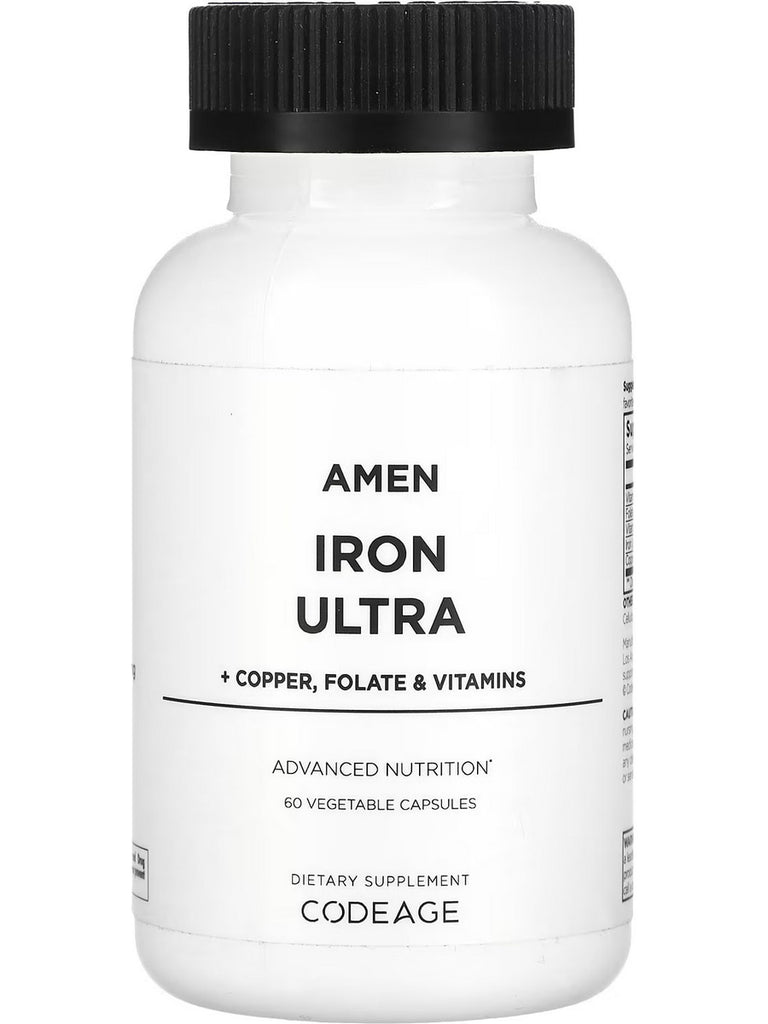 Codeage, Amen Iron Ultra, 60 Vegetable Capsules