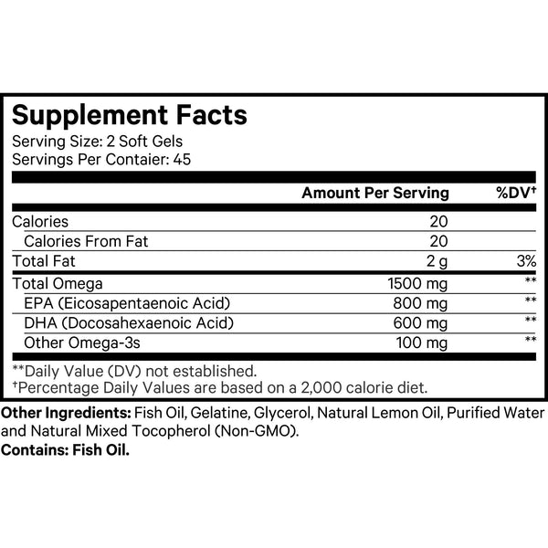 Codeage, Amen Omega-3, 90 Softgels