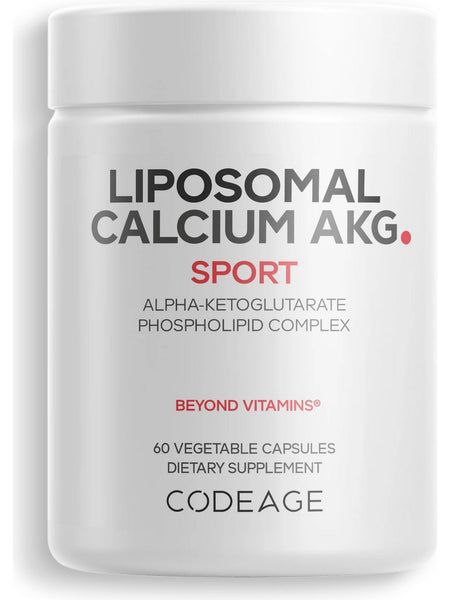 Codeage, Liposomal Calcium AKG, 60 Vegetable Capsules