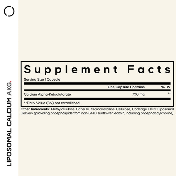 Codeage, Liposomal Calcium AKG, 60 Vegetable Capsules