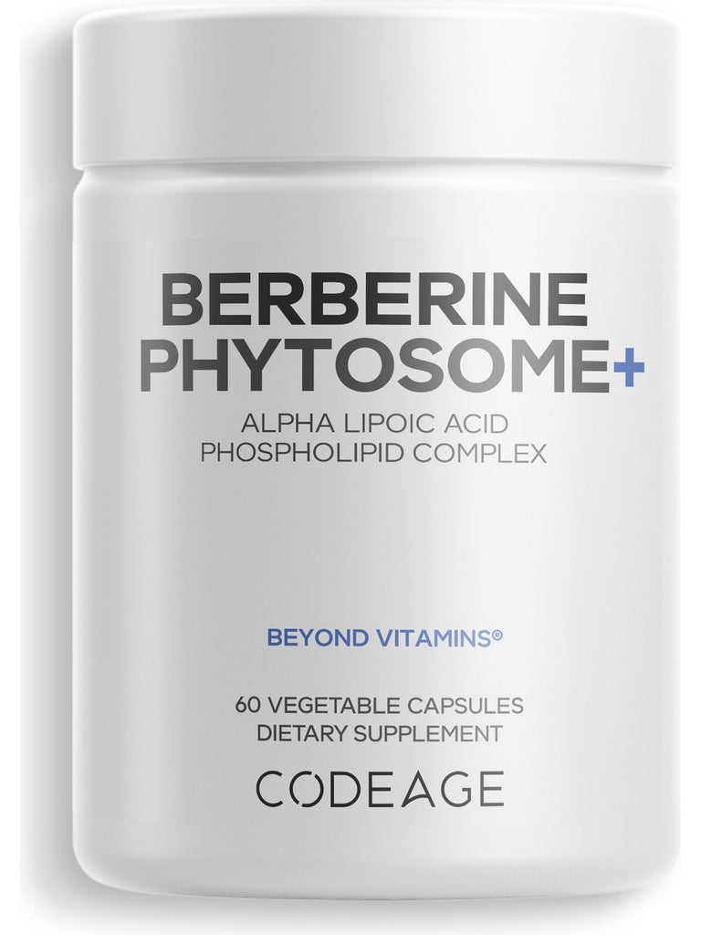 Codeage, Berberine Phytosome+, 60 Vegetable Capsules
