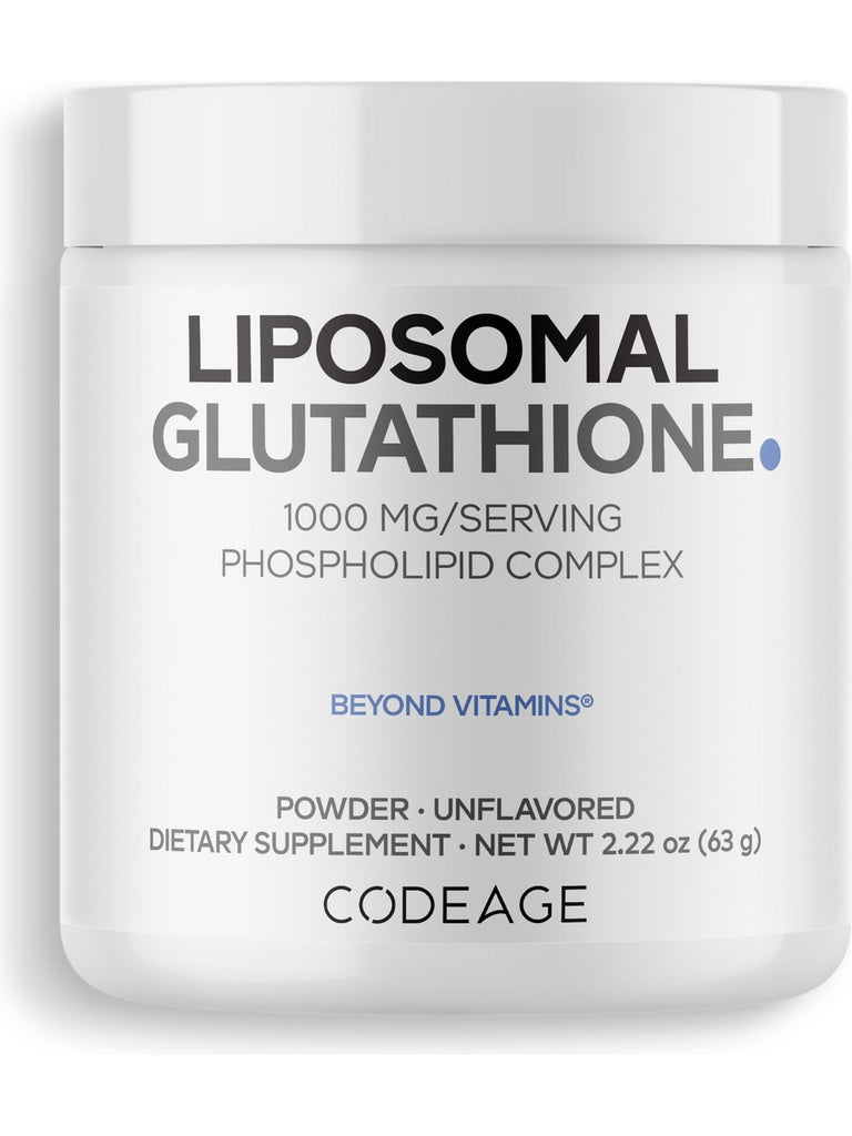 Codeage, Liposomal Glutathione Powder 1000 mg, 2.22 oz
