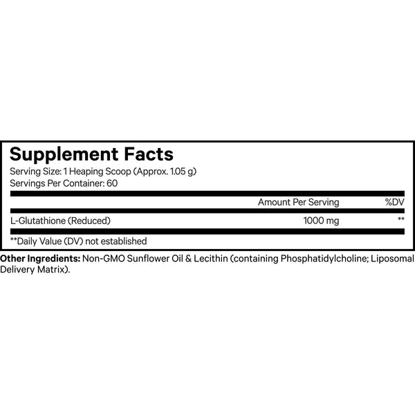 Codeage, Liposomal Glutathione Powder 1000 mg, 2.22 oz