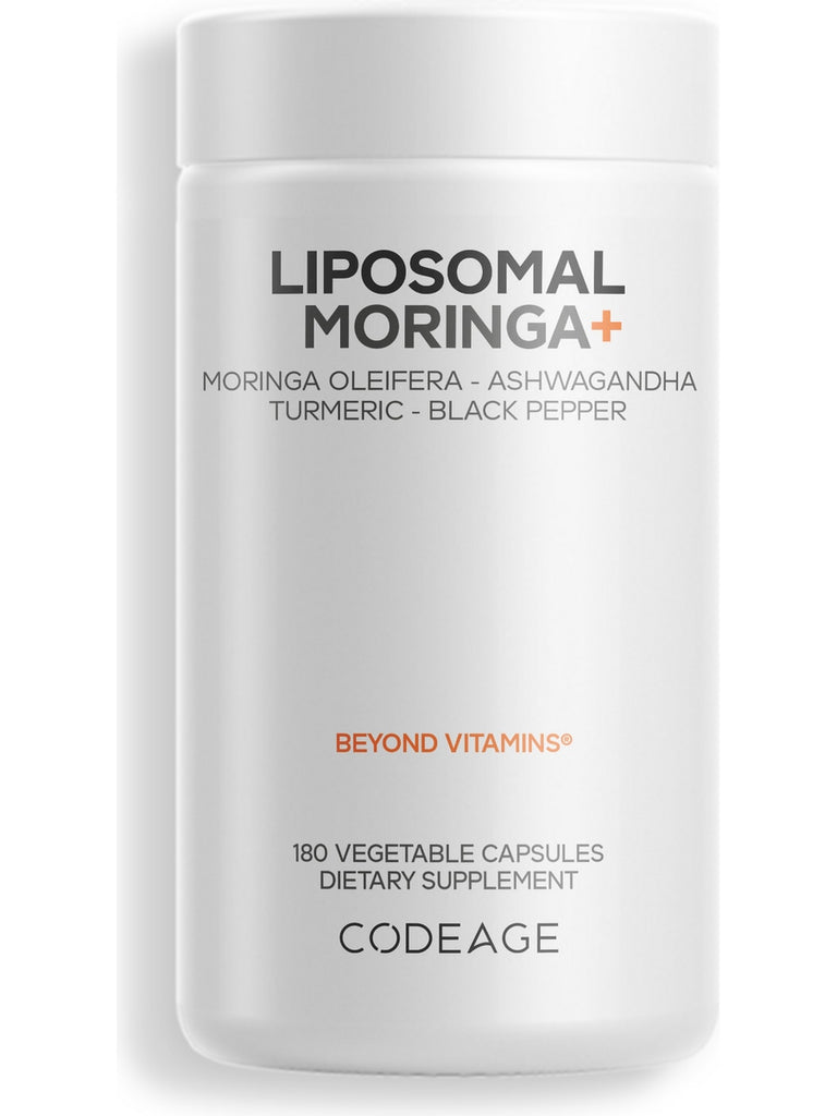 Codeage, Liposomal Moringa+, 180 Vegetable Capsules