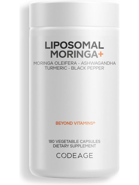 Codeage, Liposomal Moringa+, 180 Vegetable Capsules