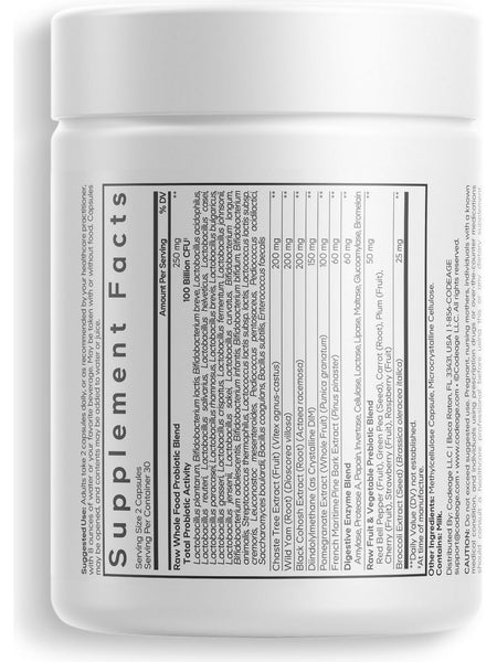 Codeage, Raw Women's Probiotic+, 60 Vegetable Capsules