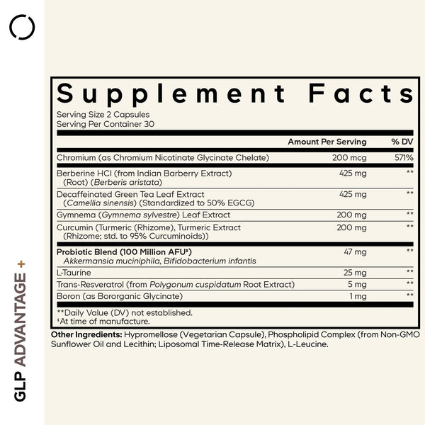 Codeage, GLP-Advantage+, 60 Vegetable Capsules