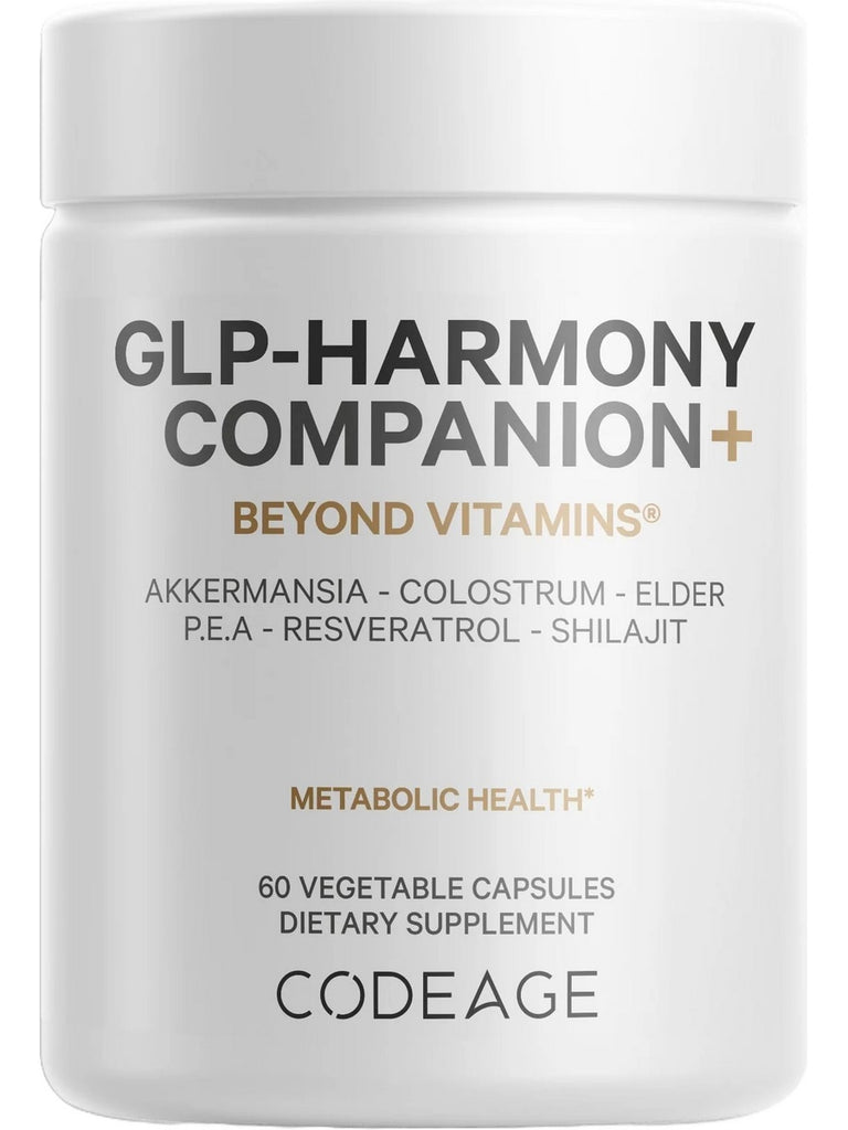Codeage, GLP-Harmony Companion+, 60 Vegetable Capsules
