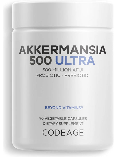 Codeage, Akkermansia 500 Ultra, 90 Vegetable Capsules