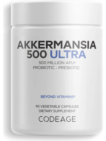 Codeage, Akkermansia 500 Ultra, 90 Vegetable Capsules