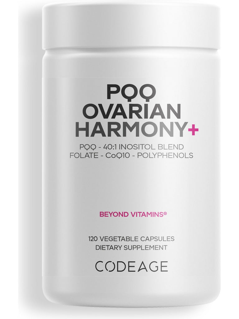 Codeage, PQQ Ovarian Harmony+, 120 Vegetable Capsules