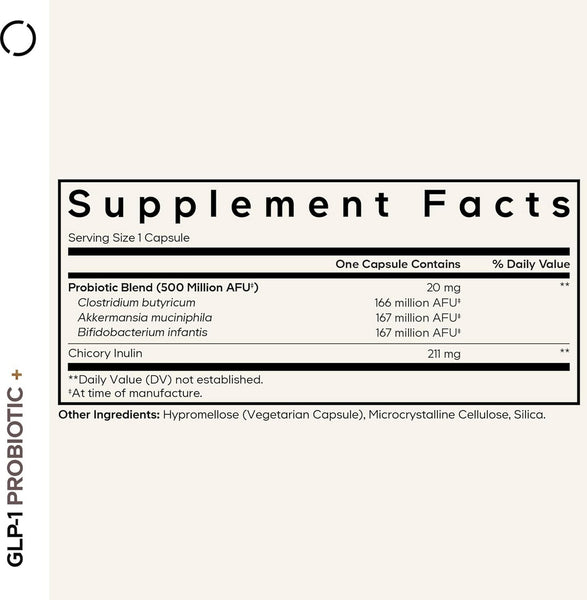 Codeage, GLP-1 Probiotic+, 90 Vegetable Capsules