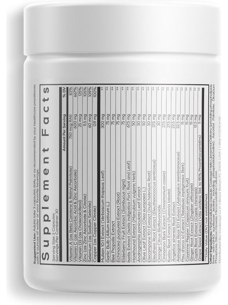 Codeage, Liposomal Mullein Ultra, 90 Vegetable Capsules