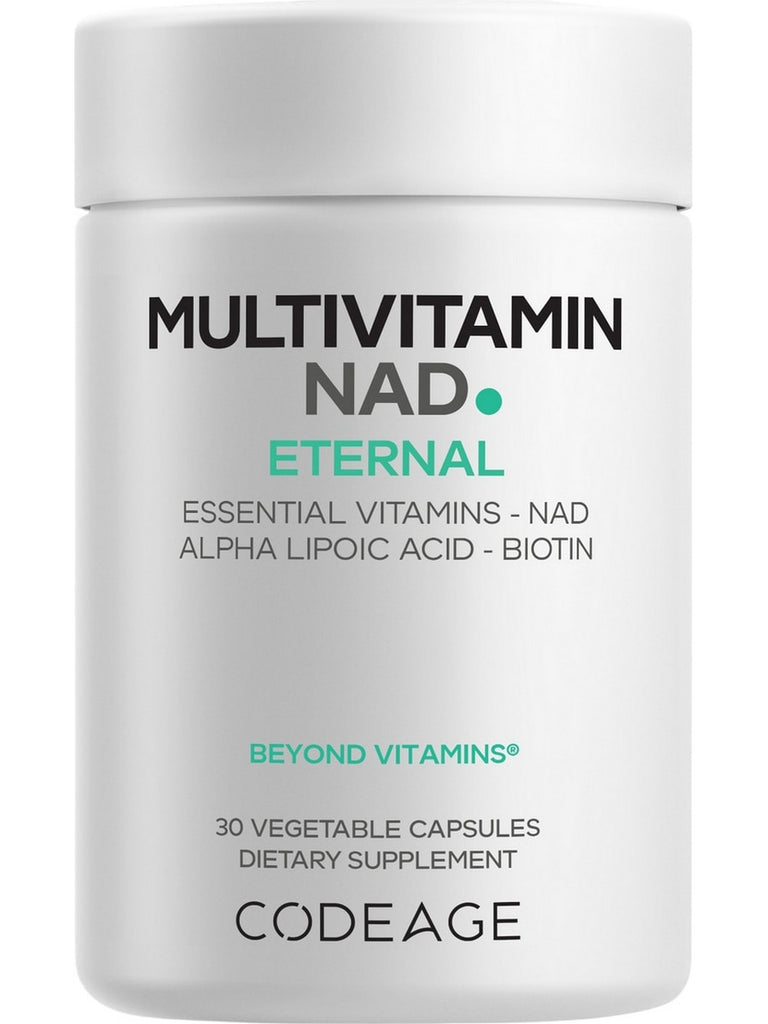 Codeage, Multivitamin NAD, 30 Vegetable Capsules