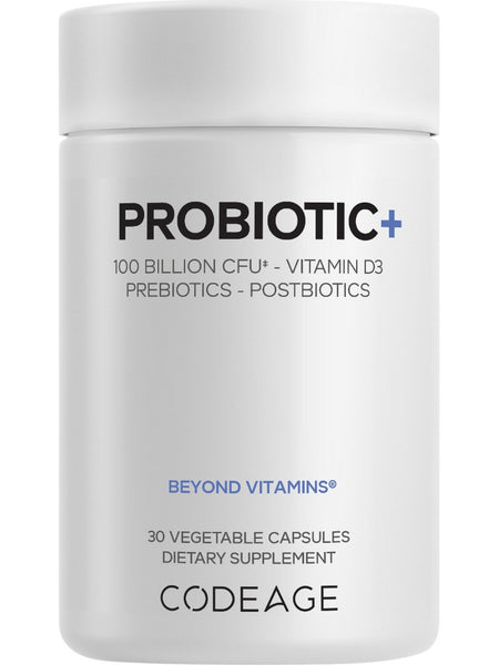 Codeage, Probiotic+ 100 Billion CFUs, 30 Vegetable Capsules