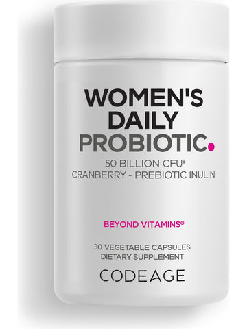 Codeage, Women's Daily Probiotic, 30 Vegetable Capsules