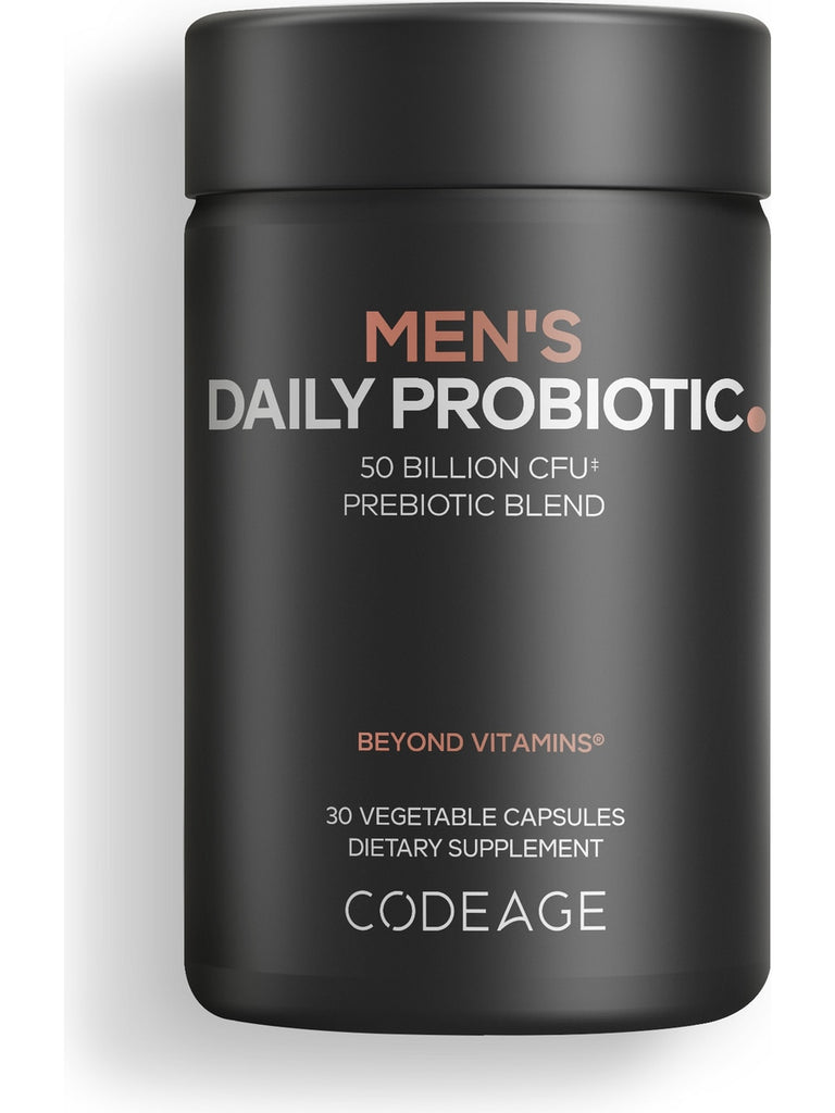 Codeage, Men's Daily Probiotic, 30 Vegetable Capsules
