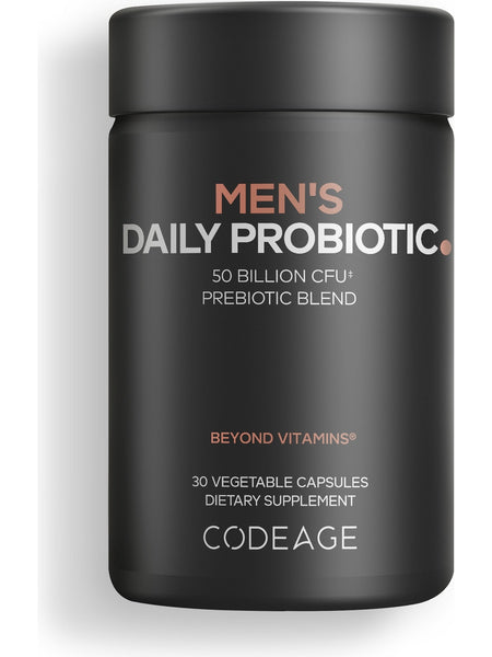 Codeage, Men's Daily Probiotic, 30 Vegetable Capsules