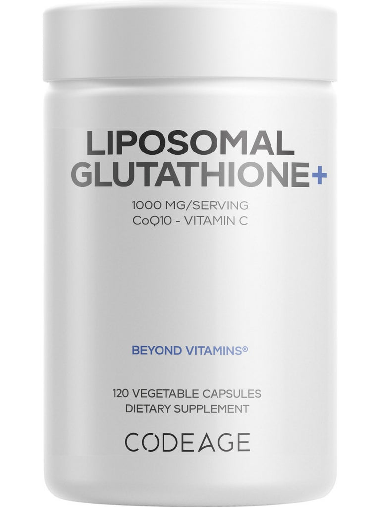 Codeage, Liposomal Glutathione+, 1000 mg, 120 Vegetable Capsules