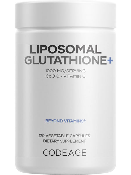 Codeage, Liposomal Glutathione+, 1000 mg, 120 Vegetable Capsules