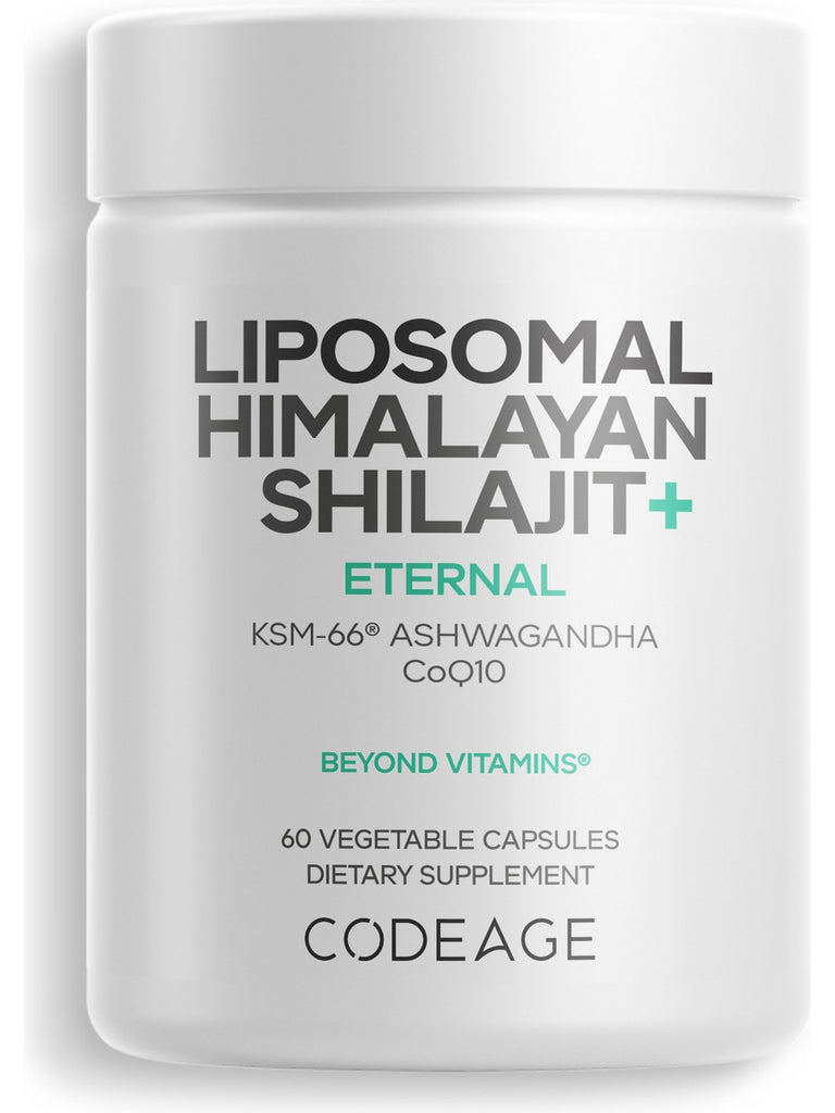 Codeage, Liposomal Himalayan Shilajit+, 60 Vegetable Capsules