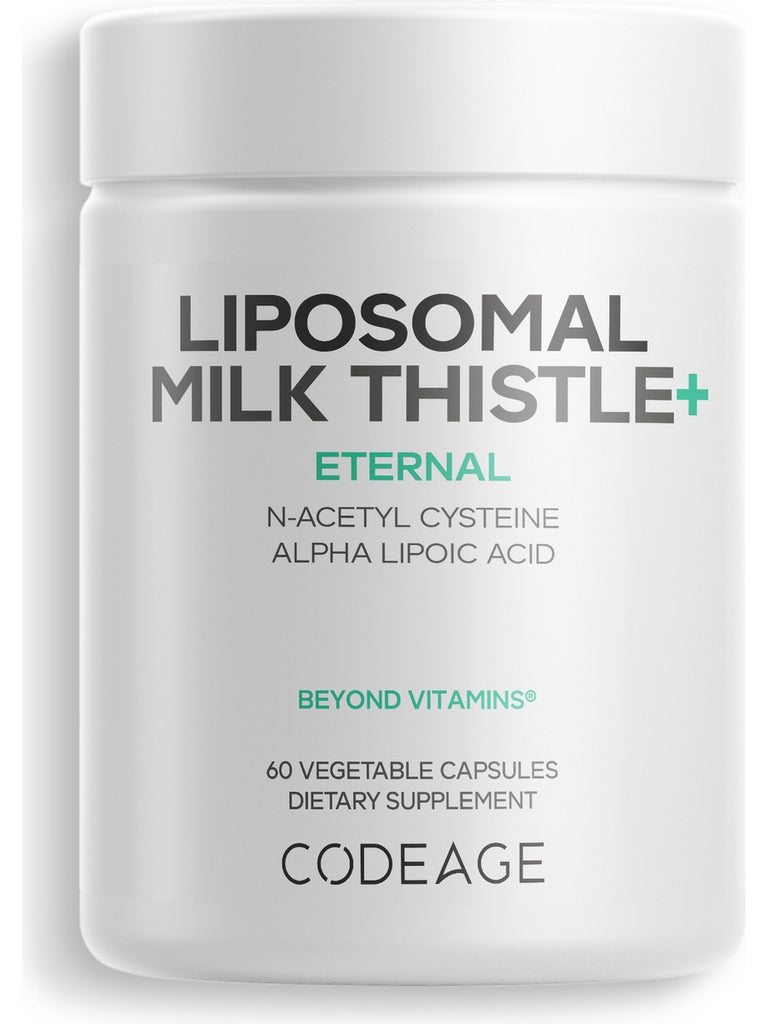 Codeage, Liposomal Milk Thistle+, 60 Vegetarian Capsules