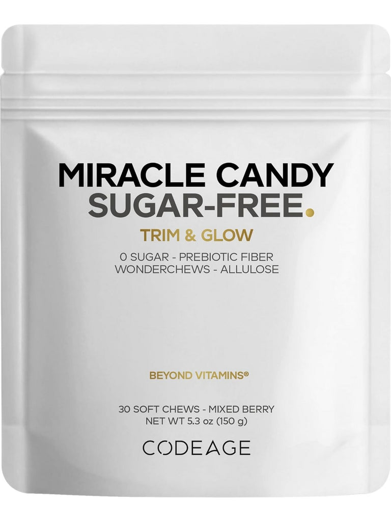Codeage, Miracle Candy Sugar-Free, Mixed Berry, 30 Soft Chews
