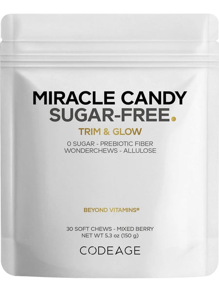 Codeage, Miracle Candy Sugar-Free, Mixed Berry, 30 Soft Chews